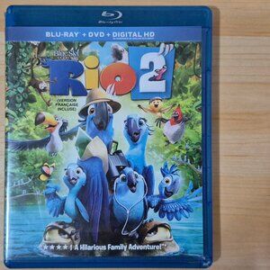 Rio 2 Blu-ray+DVD 2014 Hilarious Animation Widescreen Digital HD, DVD Standard *